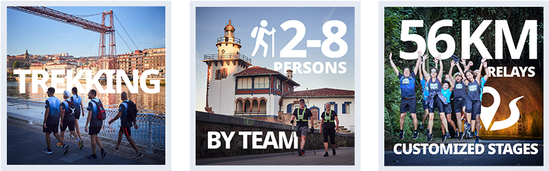 Naipes-walk-movil-eng Relay trekking sporting event: Prueba trekking relevos