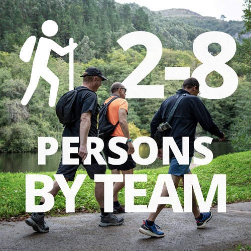 Relay trekking sporting event: Prueba trekking relevos