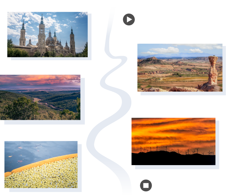 Places of interest WOP Challenge Zaragoza